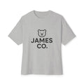 James Co. Bear Logo Tee — Minimalist Kids & Family Graphic T-Shirt