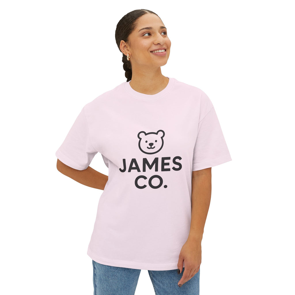James Co. Bear Logo Tee — Minimalist Kids & Family Graphic T-Shirt