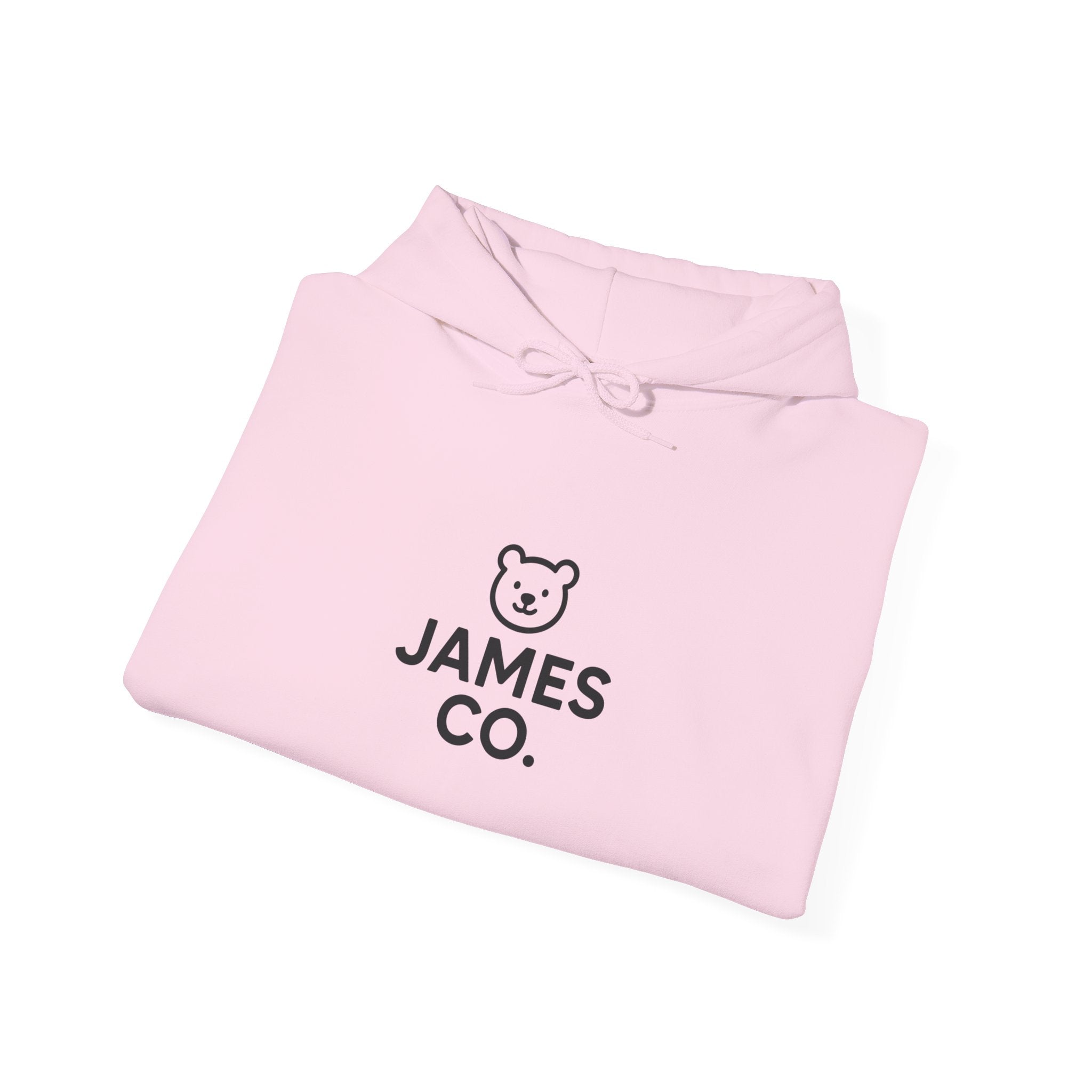James Co. Bear Hoodie – Minimal Cute Logo Pullover