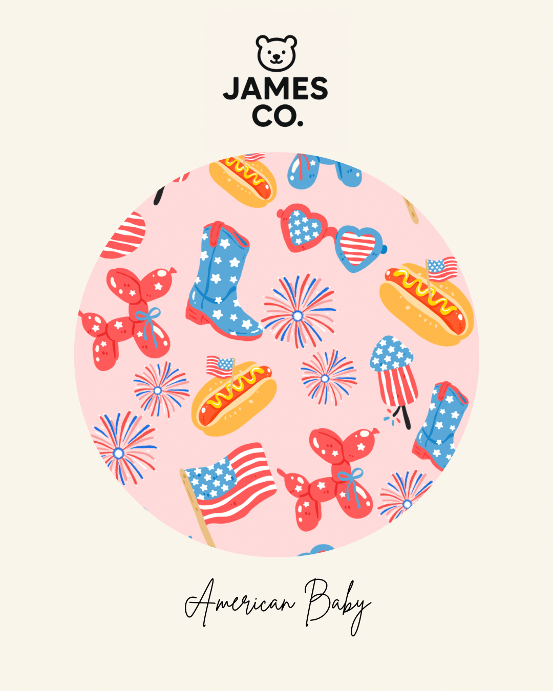 American Baby Adult Shorts